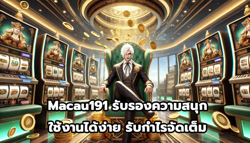 Macau191 รับรองความสนุก ใช้งานได้ง่าย รับกำไรจัดเต็ม-8