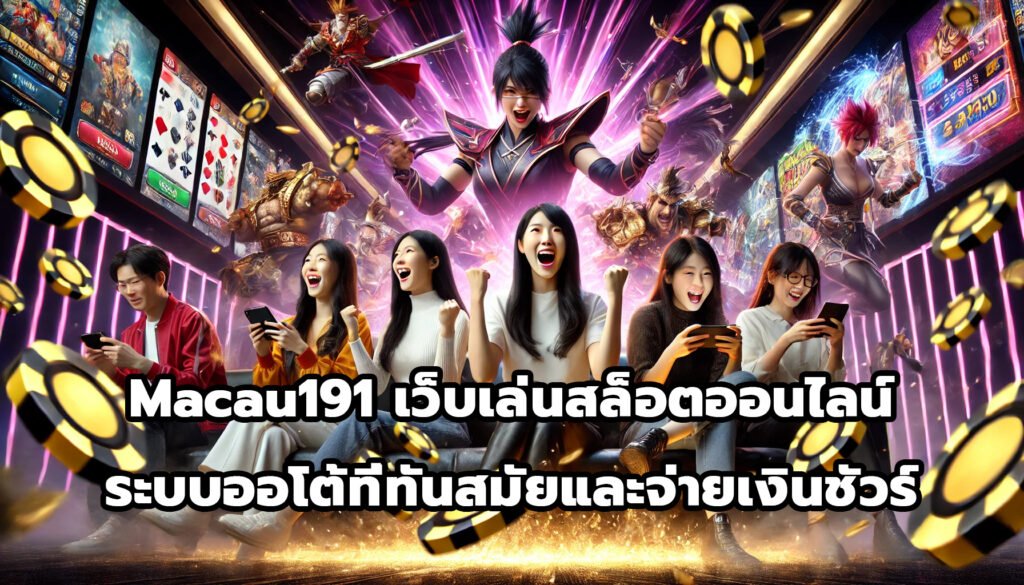 Macau191 เว็บเล่นสล็อตออนไลน์ระบบออโต้ที่ทันสมัยและจ่ายเงินชัวร์-5